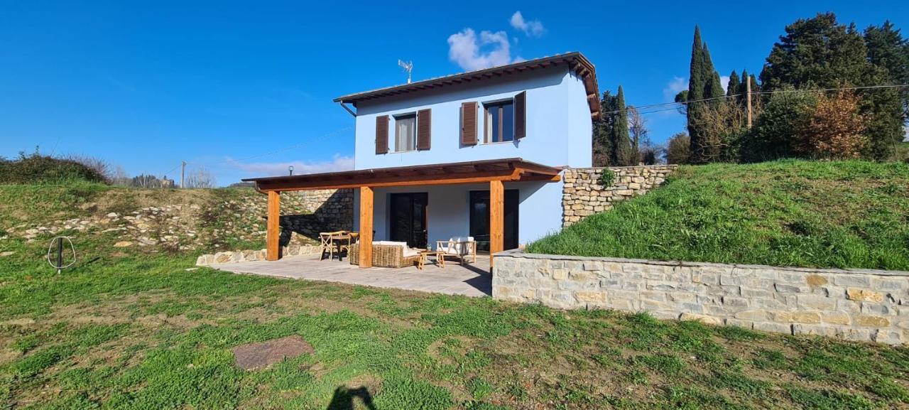 Villa Azzurra Immersa Nel Verde Tra Firenze, Arezzo E Siena 特拉诺瓦-布拉乔利尼 外观 照片
